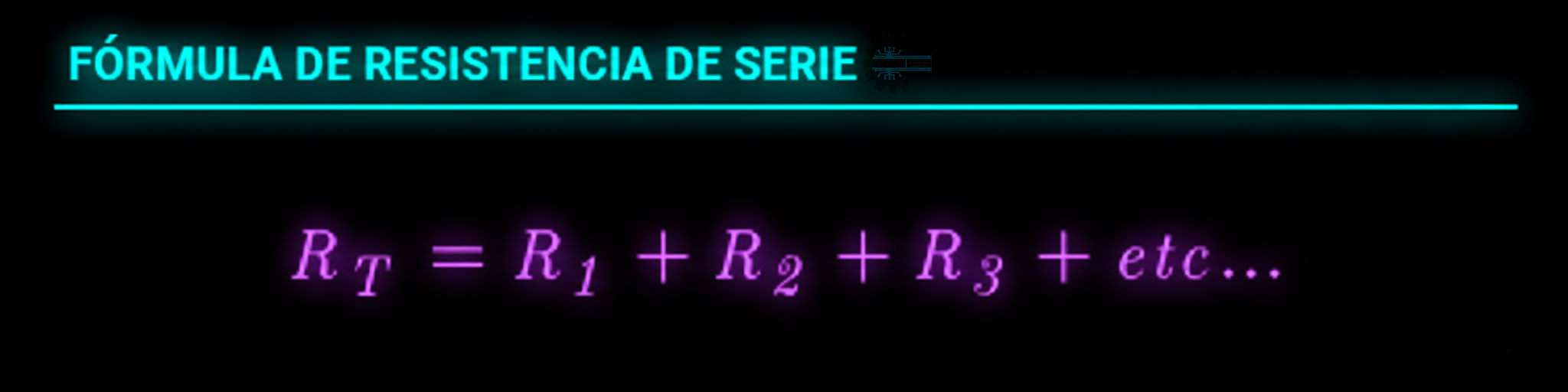 Fórmula de Resistencia en Serie - Diagrama 1